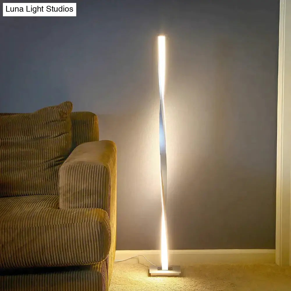 Modern Led Floor Lamp For Living Rooms Standing Pole Light Study Bedrooms Offices Bright Dimmable