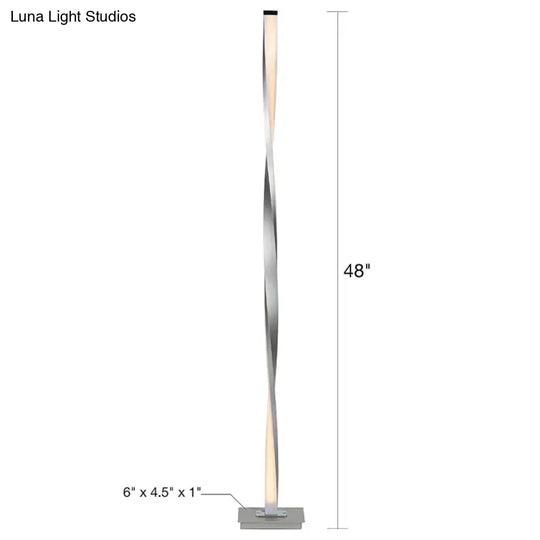 Modern Led Floor Lamp For Living Rooms Standing Pole Light Study Bedrooms Offices Bright Dimmable