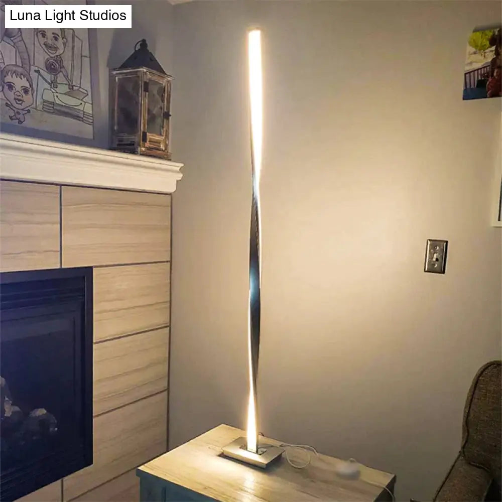 Modern Led Floor Lamp For Living Rooms Standing Pole Light Study Bedrooms Offices Bright Dimmable