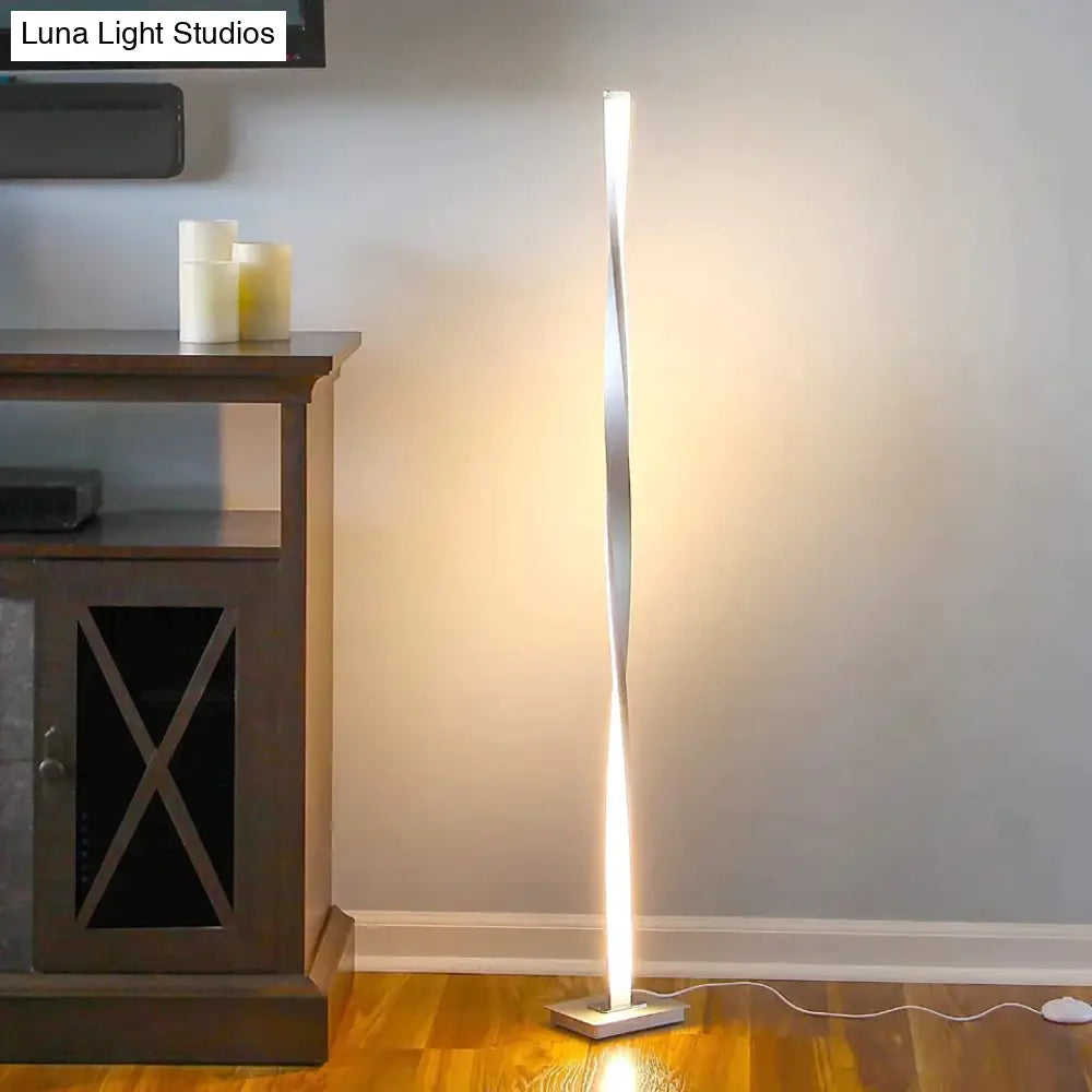 Modern Led Floor Lamp For Living Rooms Standing Pole Light Study Bedrooms Offices Bright Dimmable