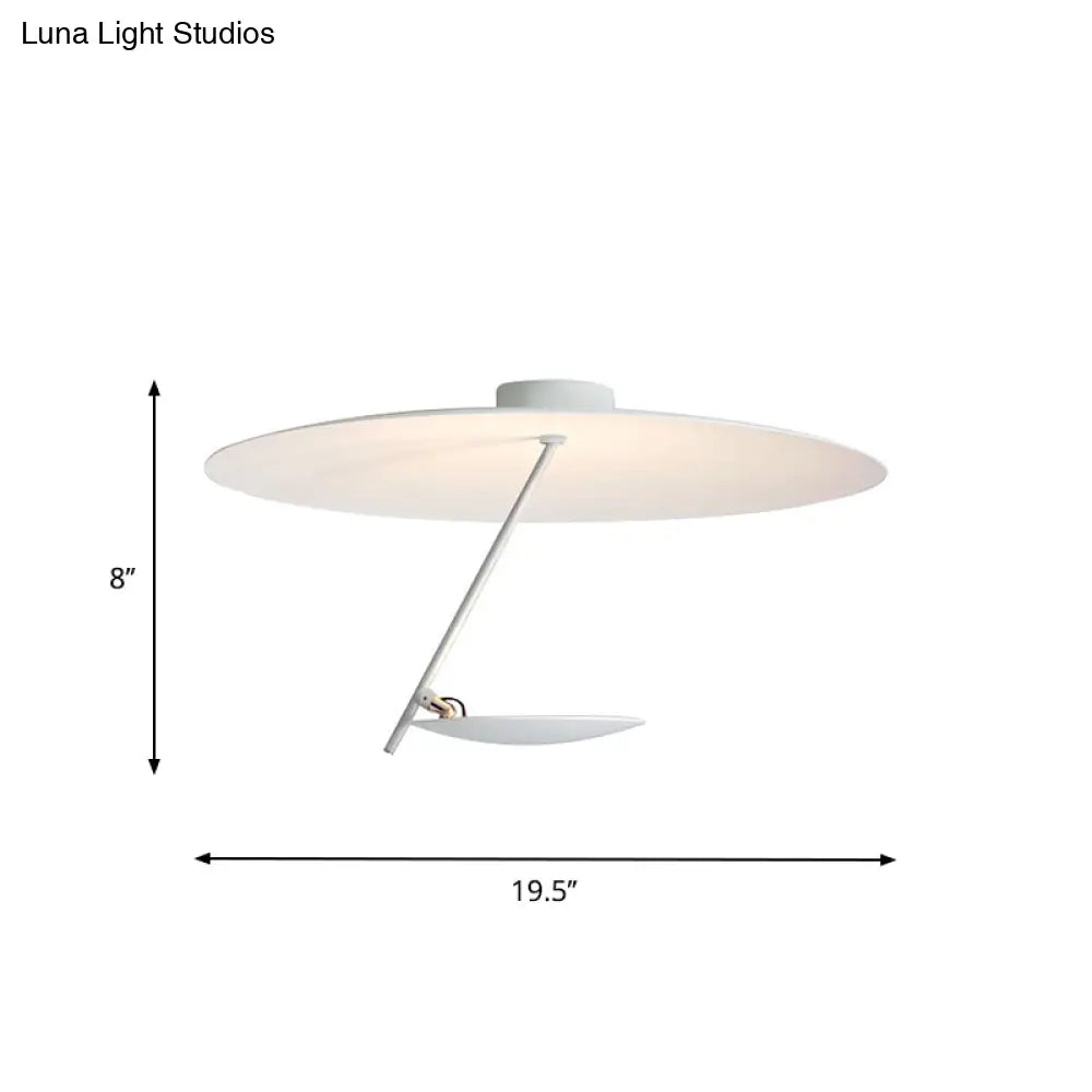 Modern Led Flush Mount Ceiling Light For Bedroom - 19.5/23.5 Wide