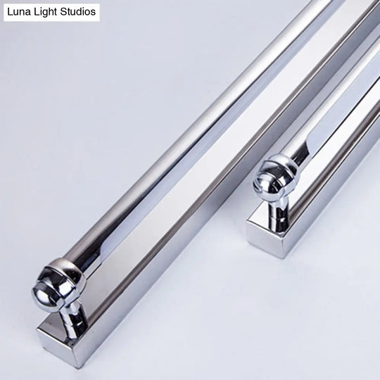 Modern Led Indoor Vanity Lamp - Stainless Steel Chrome Finish