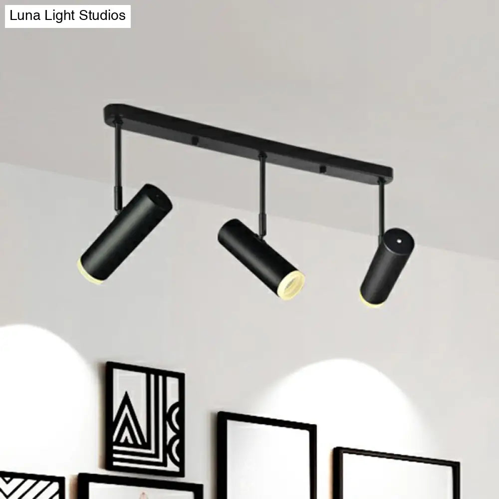 Modern Led Metal Tubular Spotlight Ceiling Light For Living Room