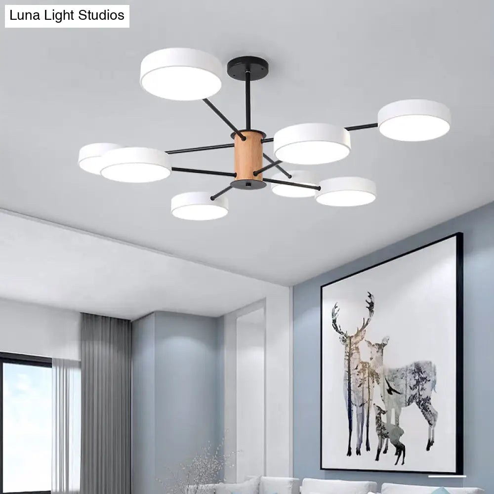 Modern Led Nordic Branch Chandelier - Acrylic Living Room Ceiling Light