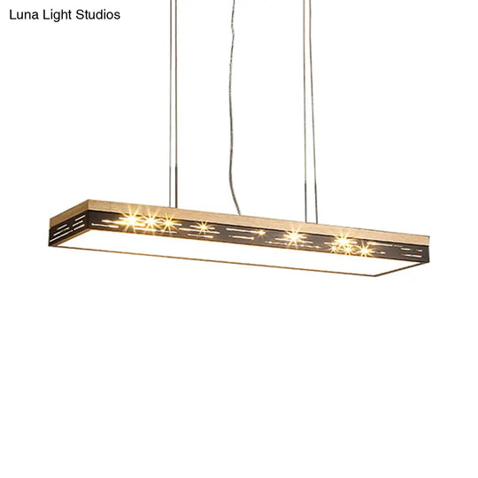 Modern Led Pendant Ceiling Light In Black - Multiple Sizes & Options Available