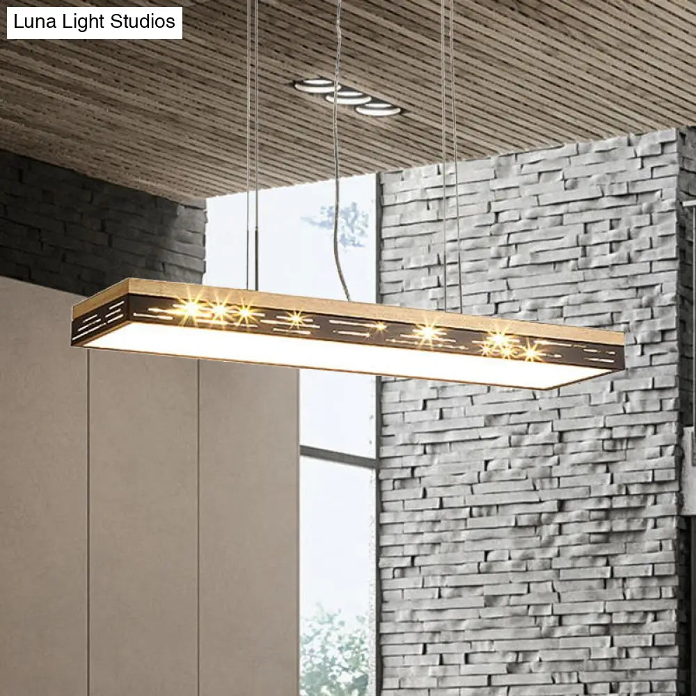 Modern Led Pendant Ceiling Light In Black - Multiple Sizes & Options Available