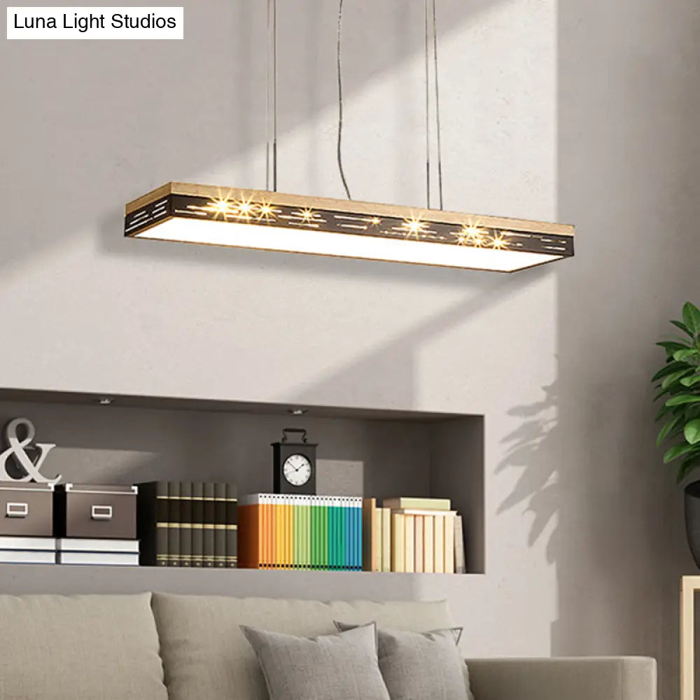 Modern Led Pendant Ceiling Light In Black - Multiple Sizes & Options Available