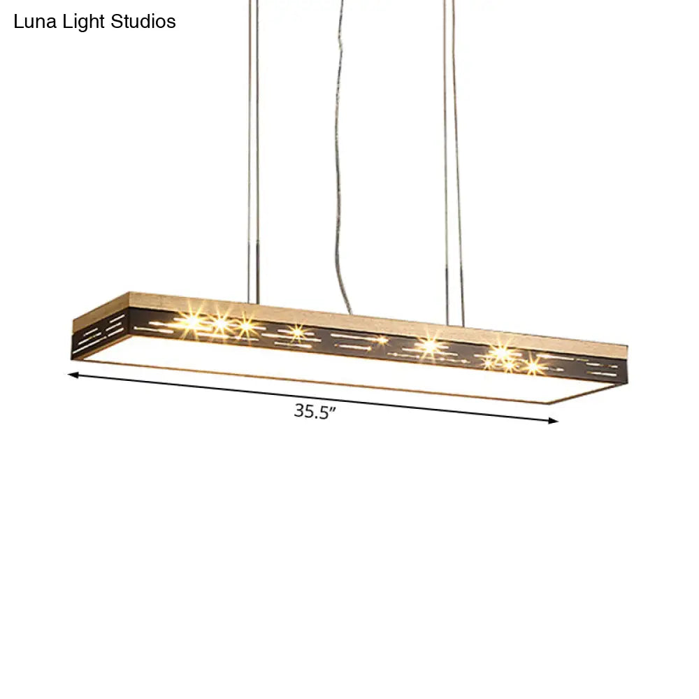 Modern Led Pendant Ceiling Light In Black - Multiple Sizes & Options Available