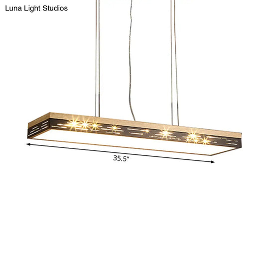 Modern Led Pendant Ceiling Light In Black - Multiple Sizes & Options Available