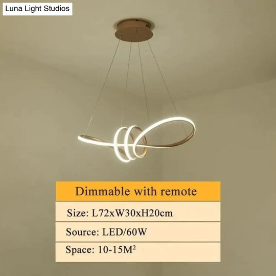 Modern Led Pendant Light For Dining Room Living Kitchen Luminaires Lamp Hanging Fixtures