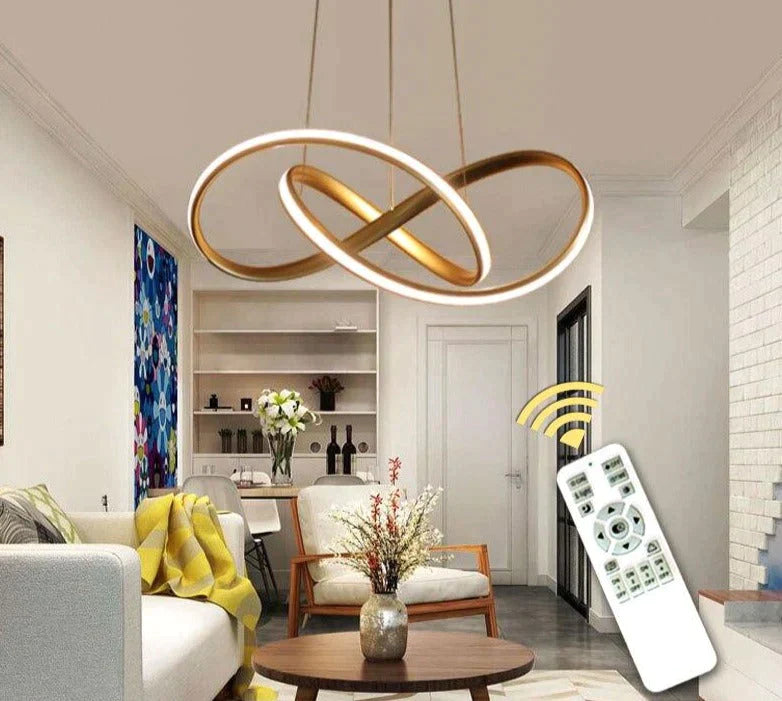 Modern LED Pendant Light For Living room Dining Room Hanging Lamps LED Pendant Lamps Ceiling Lamp Fixtures Gold&White&Black