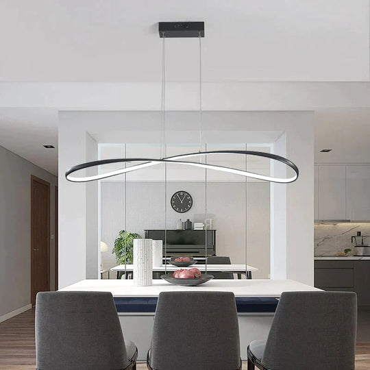 Modern Led Pendant Lights For Dining Room Kitchen Room Home Deco Pendant Lamp Matte Black/White Finished