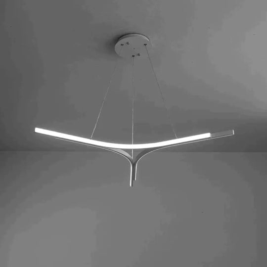 Modern Led Pendant Lights Living Room Restaurant Hang Lamp Aluminum Remote Control Dimming Hanging