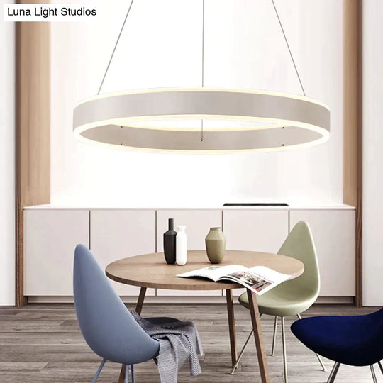 Modern Led Ring Pendant Lights For Dinning Room Living Restaurant Kitchen Luminaire Suspended Lamp