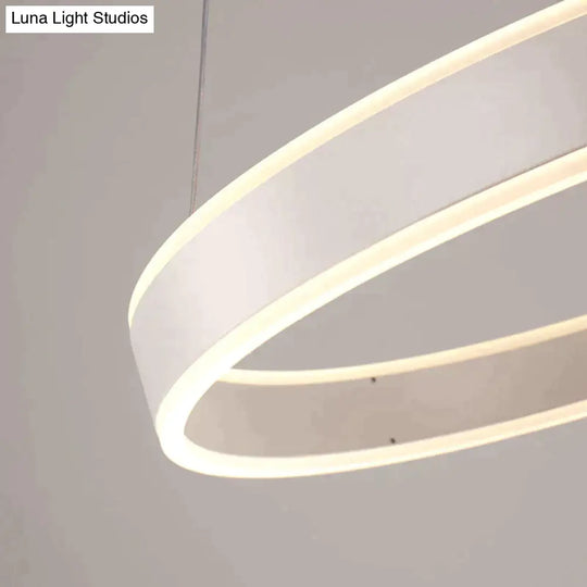 Modern Led Ring Pendant Lights For Dinning Room Living Restaurant Kitchen Luminaire Suspended Lamp