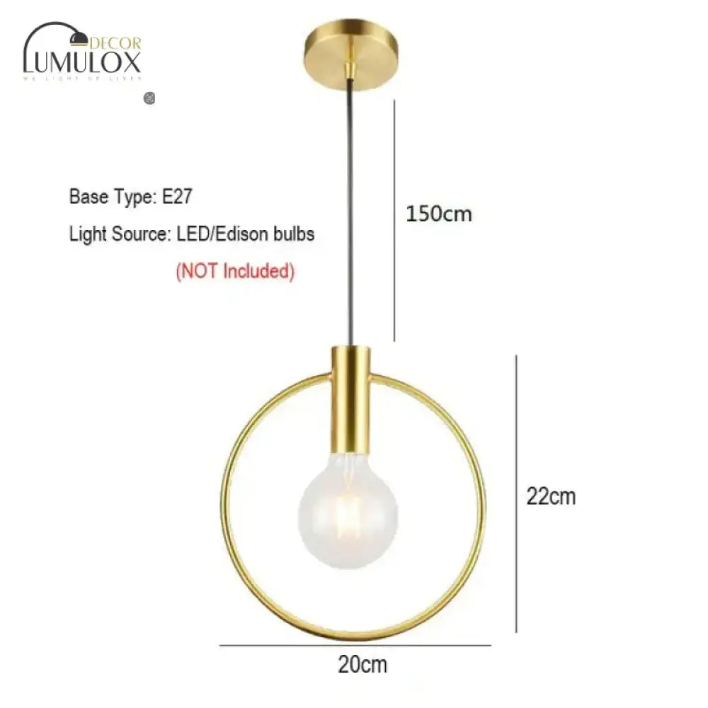 Modern Led Round Glass Ball Pendant Lights Iron E14 Lamps Hanging Light Fixture For Living Room