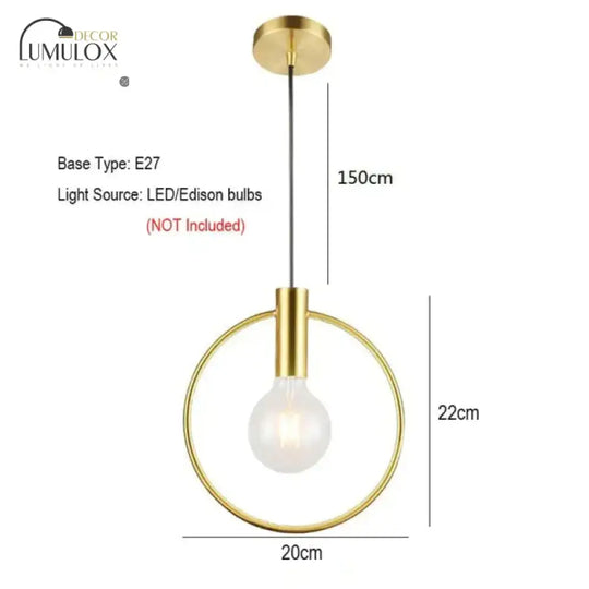 Modern Led Round Glass Ball Pendant Lights Iron E14 Lamps Hanging Light Fixture For Living Room