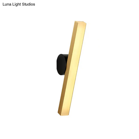 Modern Led Sconce Light Fixture - Acrylic Brass Wall Lighting Solution