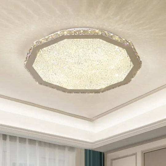 Modern Led Stainless - Steel Flush Mount Ceiling Light For Living Room