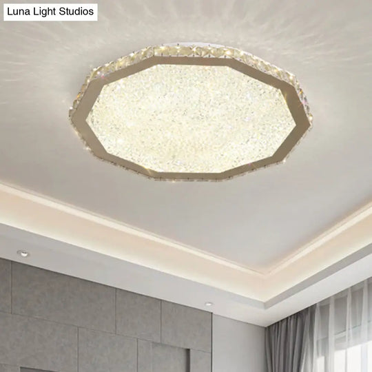 Modern Led Stainless - Steel Flush Mount Ceiling Light For Living Room