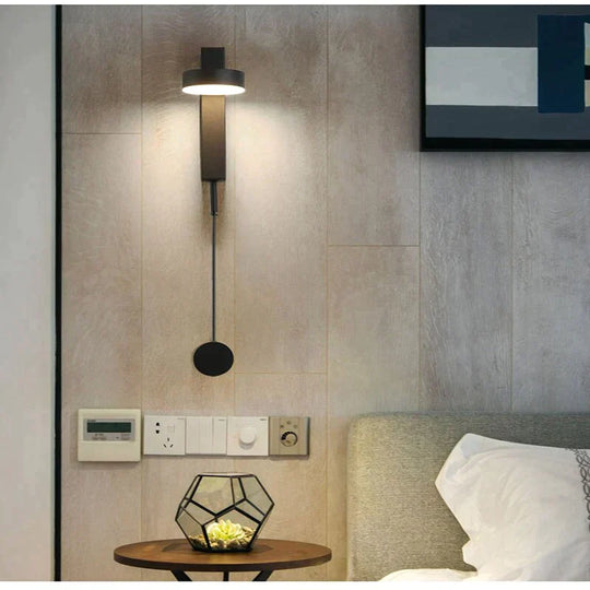 Modern Led Wall Lamps With Rotation Sconce Light For Bedside Living Room Bedroom Study Lamp