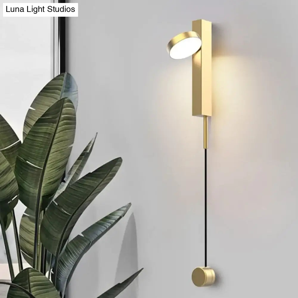 Modern Led Wall Lamps With Rotation Sconce Light For Bedside Living Room Bedroom Study Lamp