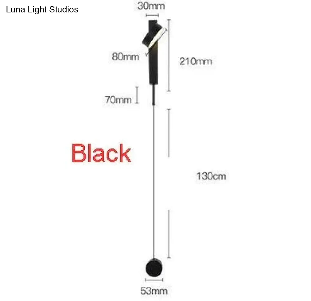 Modern Led Wall Lamps With Rotation Sconce Light For Bedside Living Room Bedroom Study Lamp