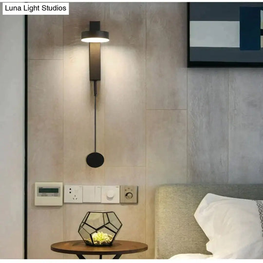 Modern Led Wall Lamps With Rotation Sconce Light For Bedside Living Room Bedroom Study Lamp