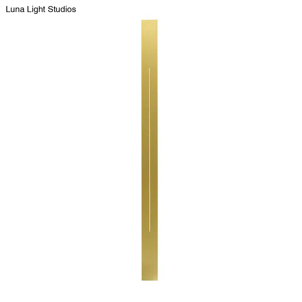 Modern Led Wall Light Fixture: Rectangular Linear Living Room Sconce Lighting