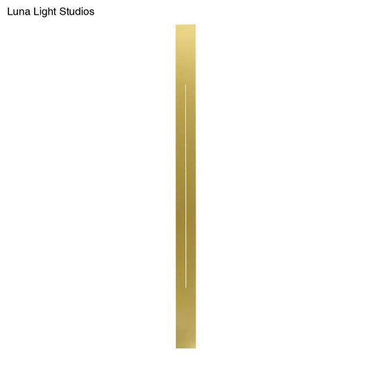 Modern Led Wall Light Fixture: Rectangular Linear Living Room Sconce Lighting