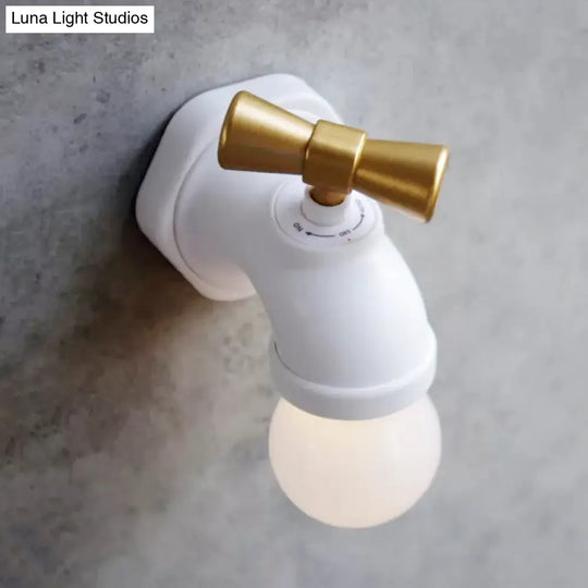 Modern Led Wall Mounted Faucet Night Light For Bathroom