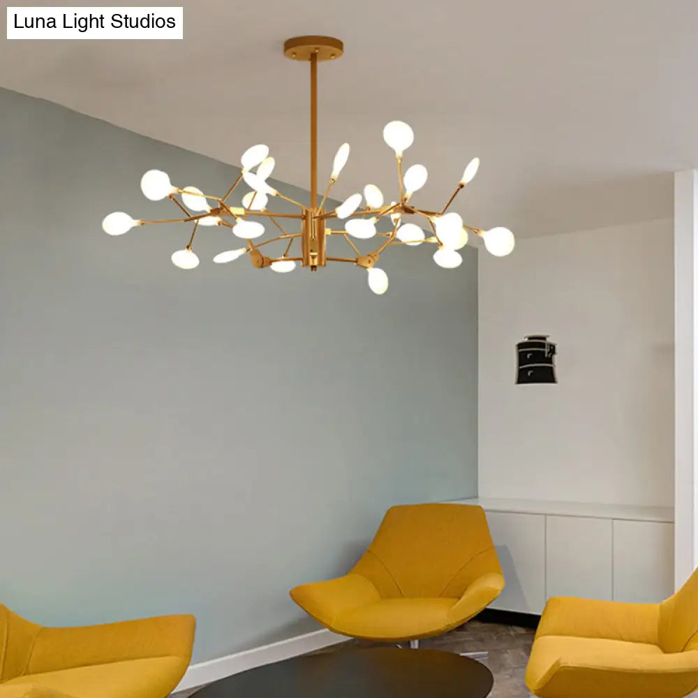 Firefly Led Acrylic Ceiling Light - Modern White Chandelier Fixture