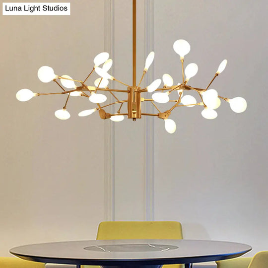 Firefly Led Acrylic Ceiling Light - Modern White Chandelier Fixture