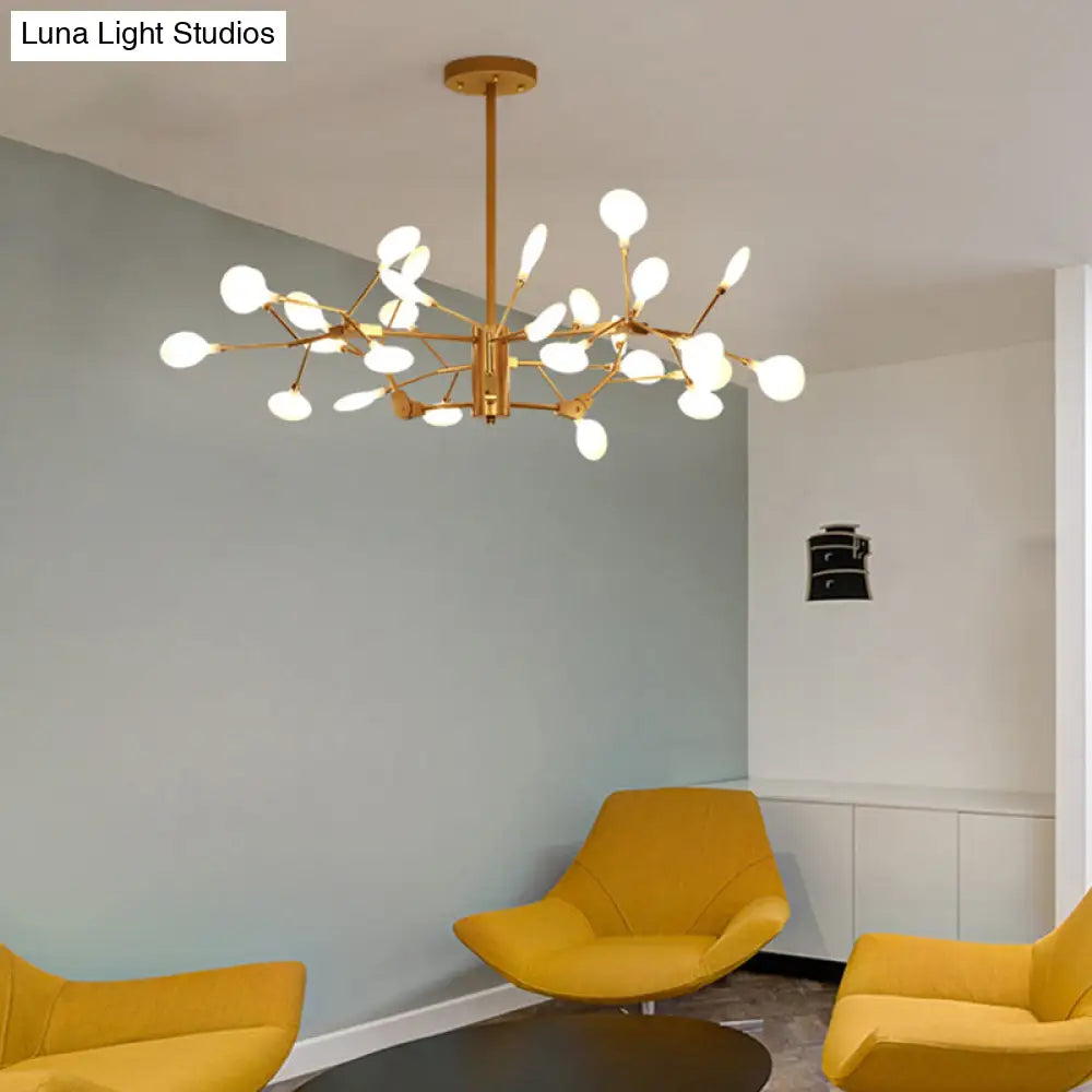 Modern Led White Firefly Ceiling Chandelier Light Fixture