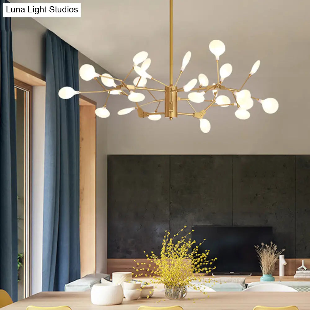 Modern Led White Firefly Ceiling Chandelier Light Fixture