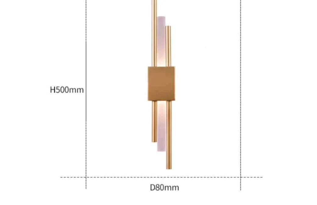 Modern Light Luxury Bedroom Copper Wall Lamp Copper Wall Lamps