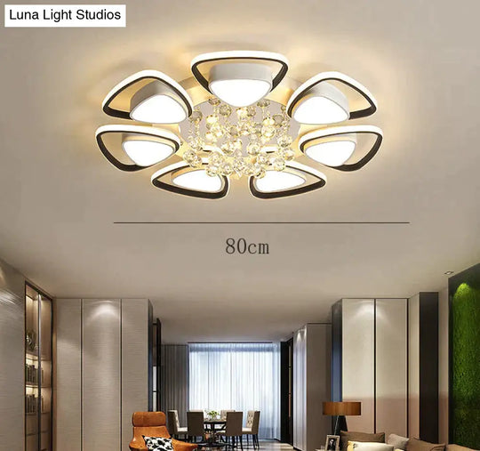 Modern Light Luxury High Grade Atmospheric Crystal Ceiling Lamp