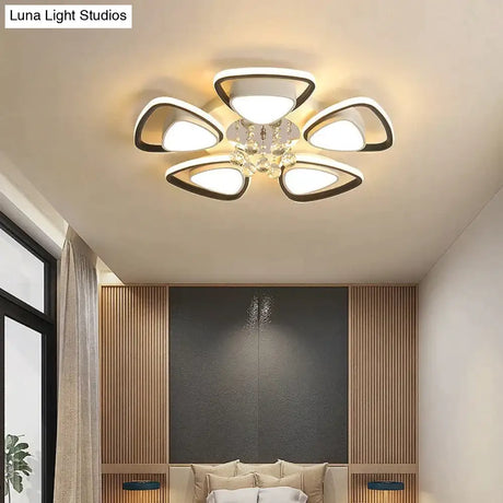 Modern Light Luxury High Grade Atmospheric Crystal Ceiling Lamp Ceiling