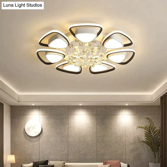 Modern Light Luxury High Grade Atmospheric Crystal Ceiling Lamp