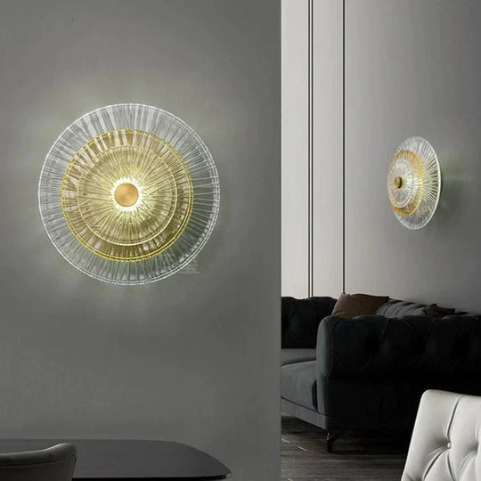 Modern Light Luxury Living Room Bedroom Copper Wall Lamp