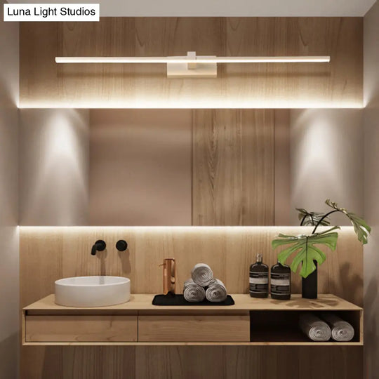 Modern Linear Led Wall Sconce For Minimalist Bathroom Vanity Lighting