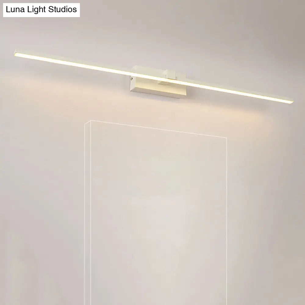 Modern Linear Led Wall Sconce For Minimalist Bathroom Vanity Lighting