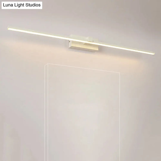 Modern Linear Led Wall Sconce For Minimalist Bathroom Vanity Lighting