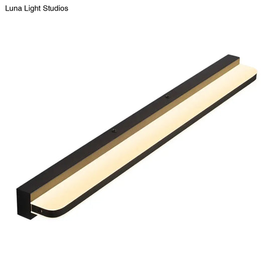 Modern Linear Vanity Wall Lamp Stylish Bathroom Lighting Solution With Multiple Sight Options