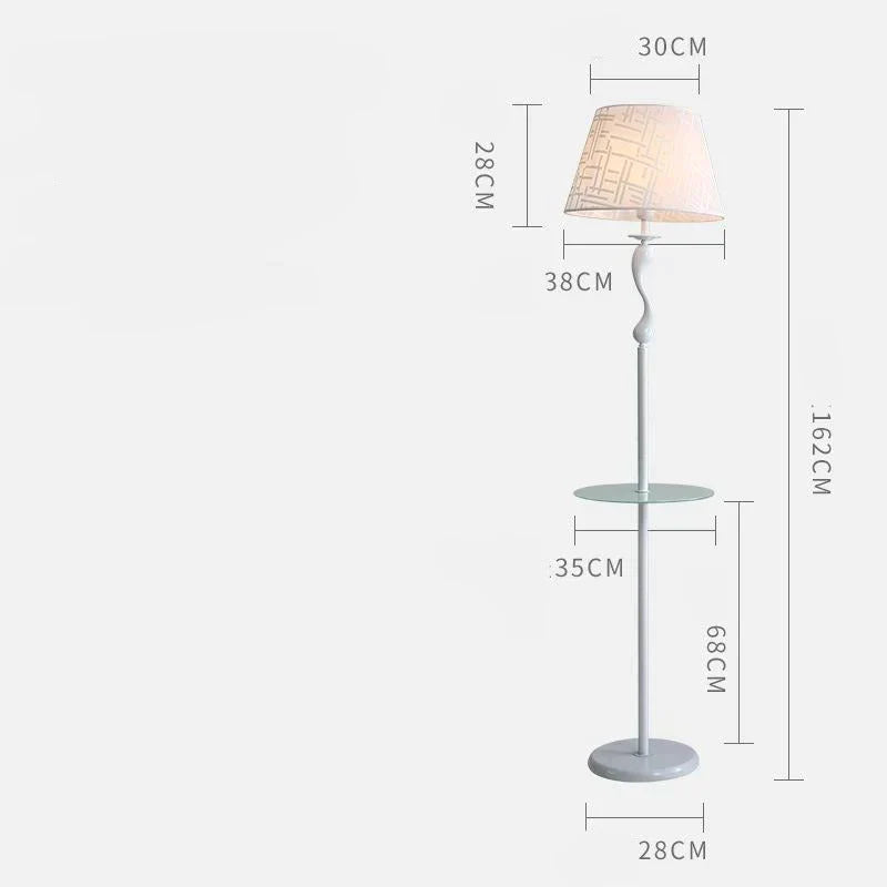 Modern Living Room Floor Lamp Creative Bedroom Study Vertical Stylish Home Led White Tea Table Lamps