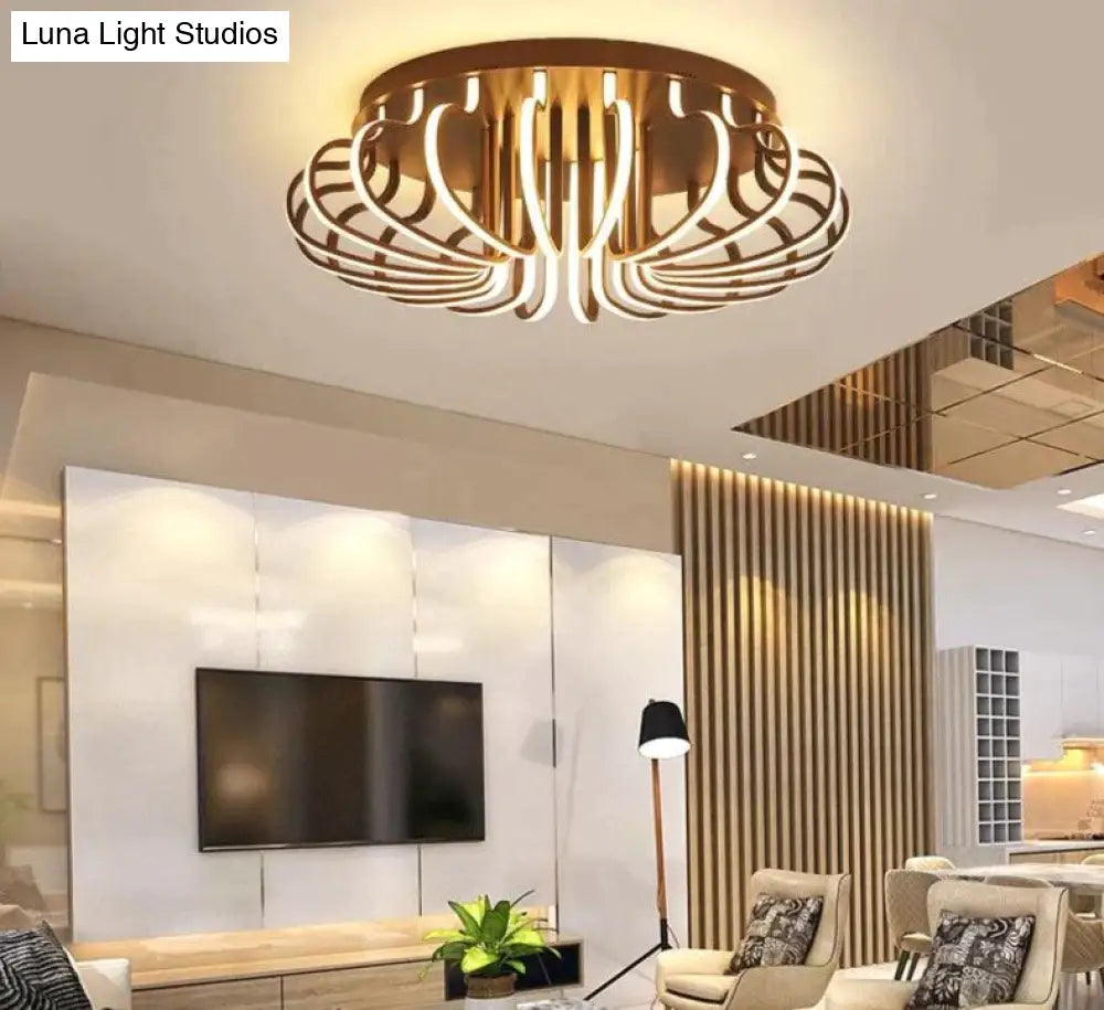 Modern Living Room Led Ceiling Lights For 10-15Square Meters Restaurant Indoor Light Luminarias