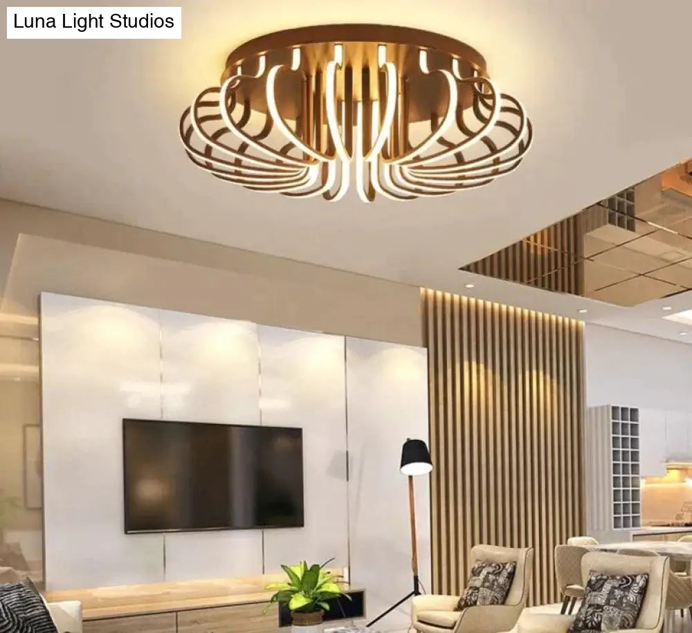 Modern Living Room Led Ceiling Lights For 10-15Square Meters Restaurant Indoor Light Luminarias Para