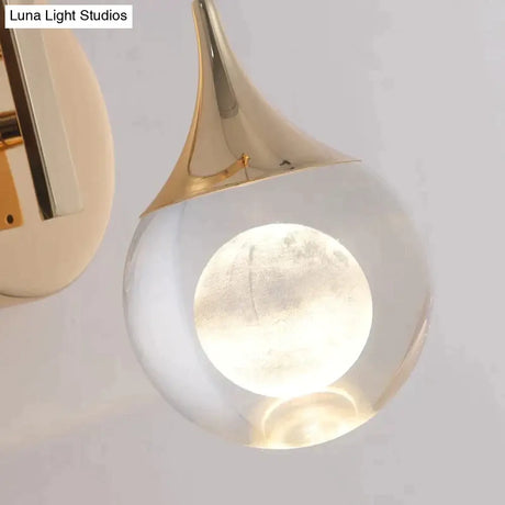 Modern Luxurious Crystal Led Wall Lamp Sconce for Bedroom Wall Lamp