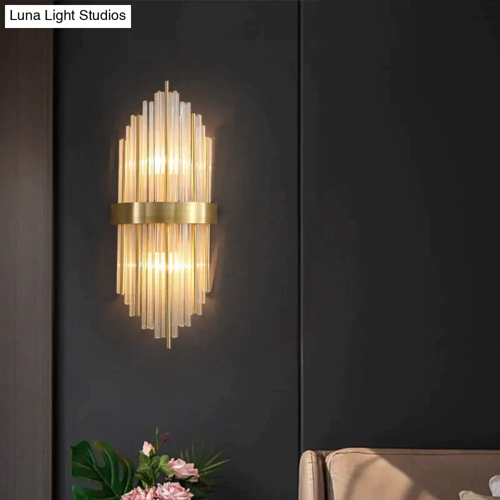 Modern Luxury Living Room Background Wall Lamp Bedroom Bedside Copper Lamps