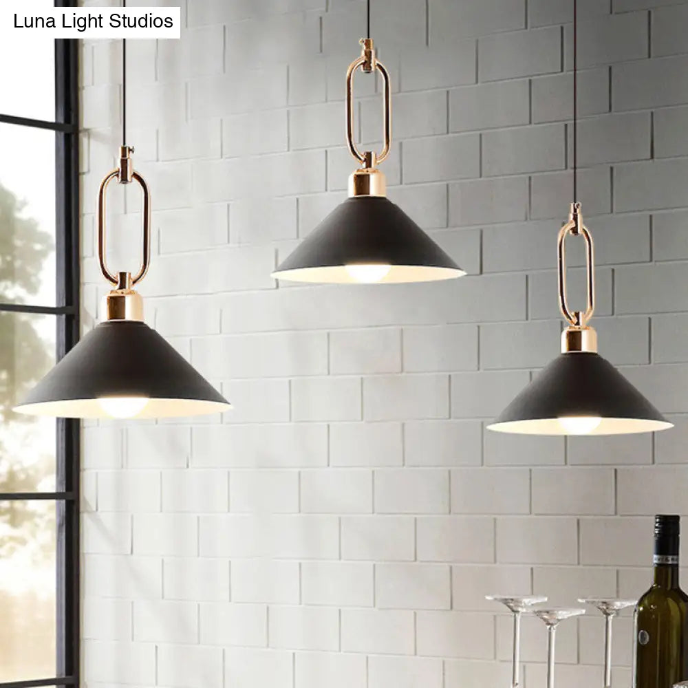 Modern Macarons Umbrella Pendant Light With Metal Ring - Stylish Lighting